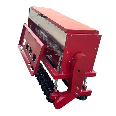 skid steer power seeder|seed drill for skid steer.